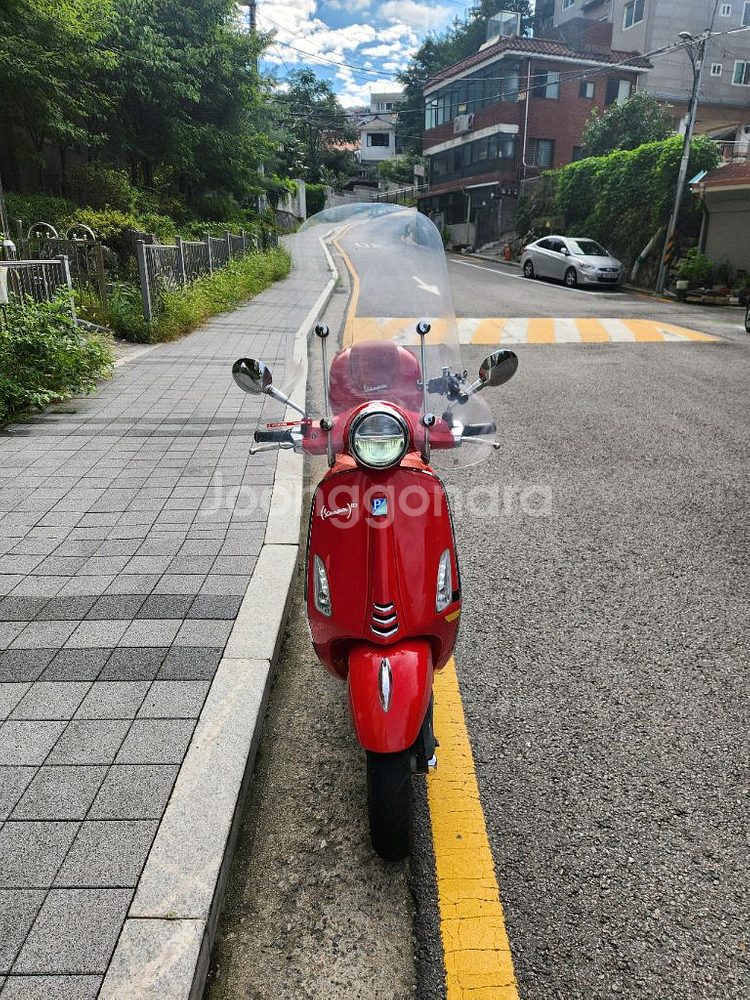 2022년식 베스파 프리마베라 레드에디션 탑박스튜닝--0