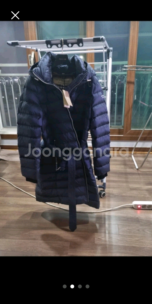 버버리 라임하우스 구스패딩 XL77~88--3