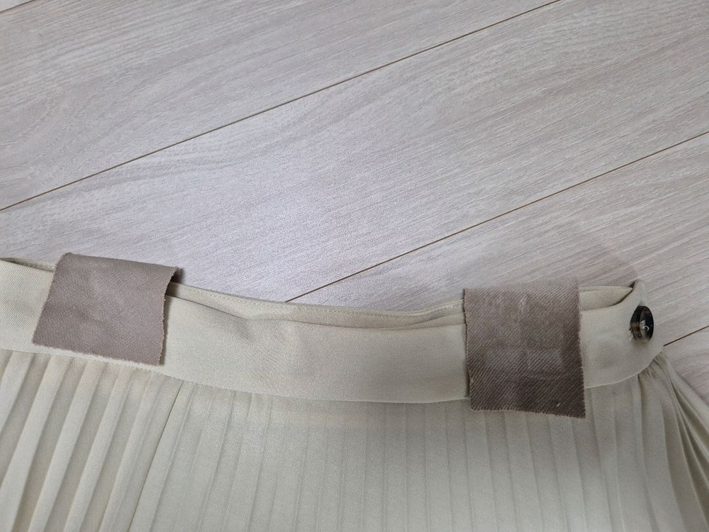 유메르 f/w 라피네플리츠 스커트--5