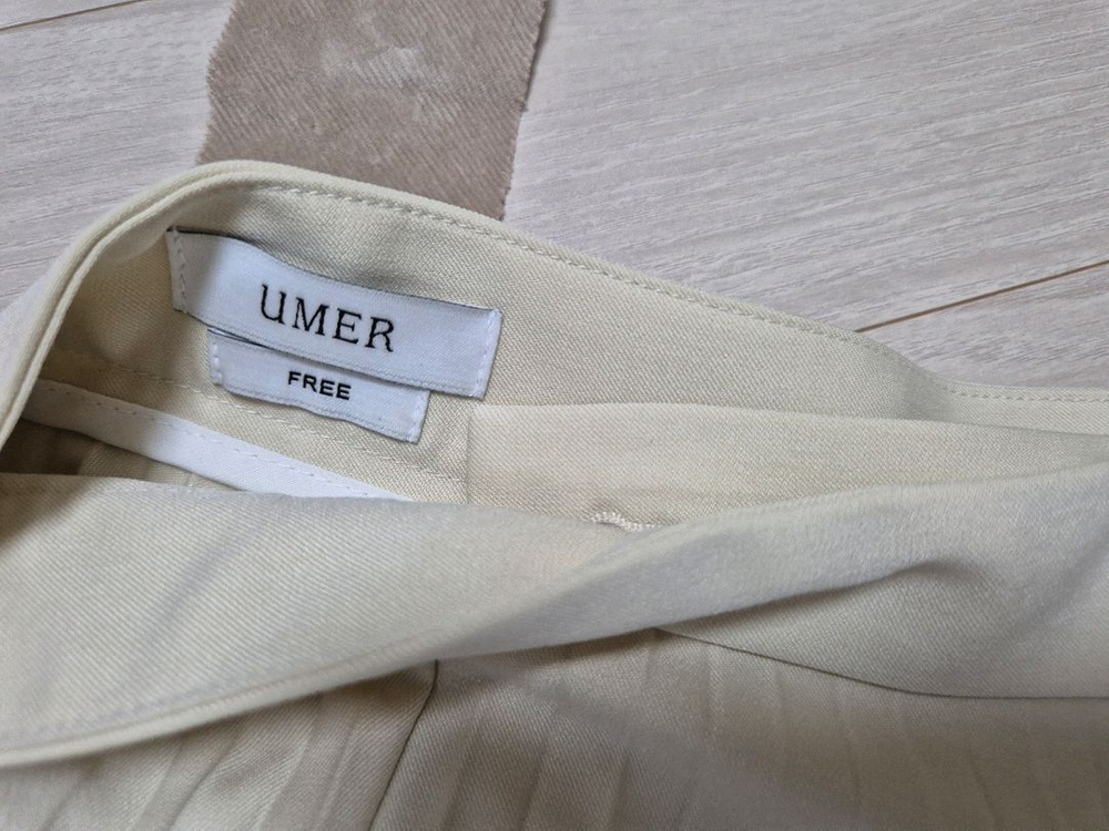 유메르 f/w 라피네플리츠 스커트--4