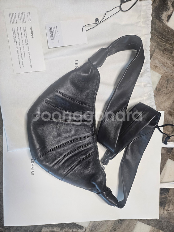 르메르 크루와상백 스몰 다크브라운--0