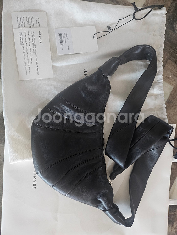 르메르 크루와상백 스몰 다크브라운--3