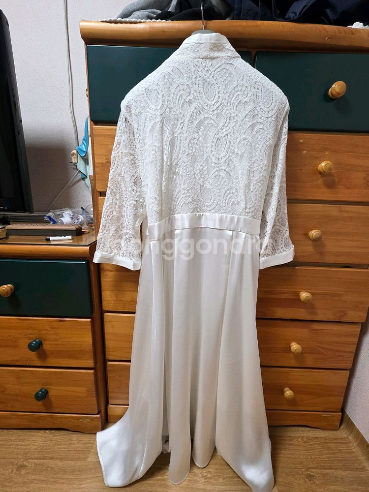 시크라인 한복 철릭원피스--2