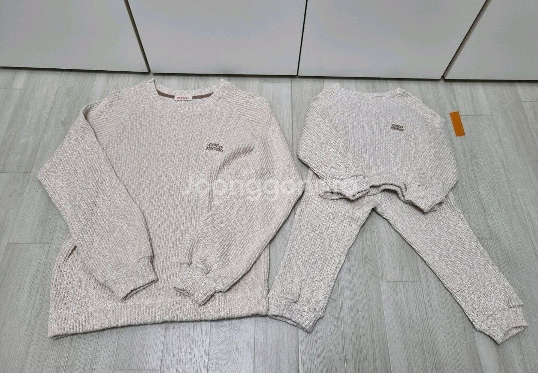 코코모코 맘커플룩 니트상하세트 M사이즈--0