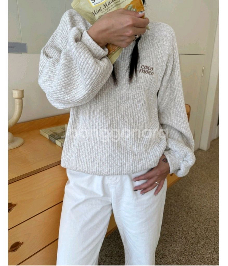 코코모코 맘커플룩 니트상하세트 M사이즈--2