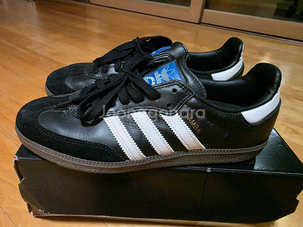 [단시간 1회 착용]아디다스 삼바 ADV 블랙 265--2