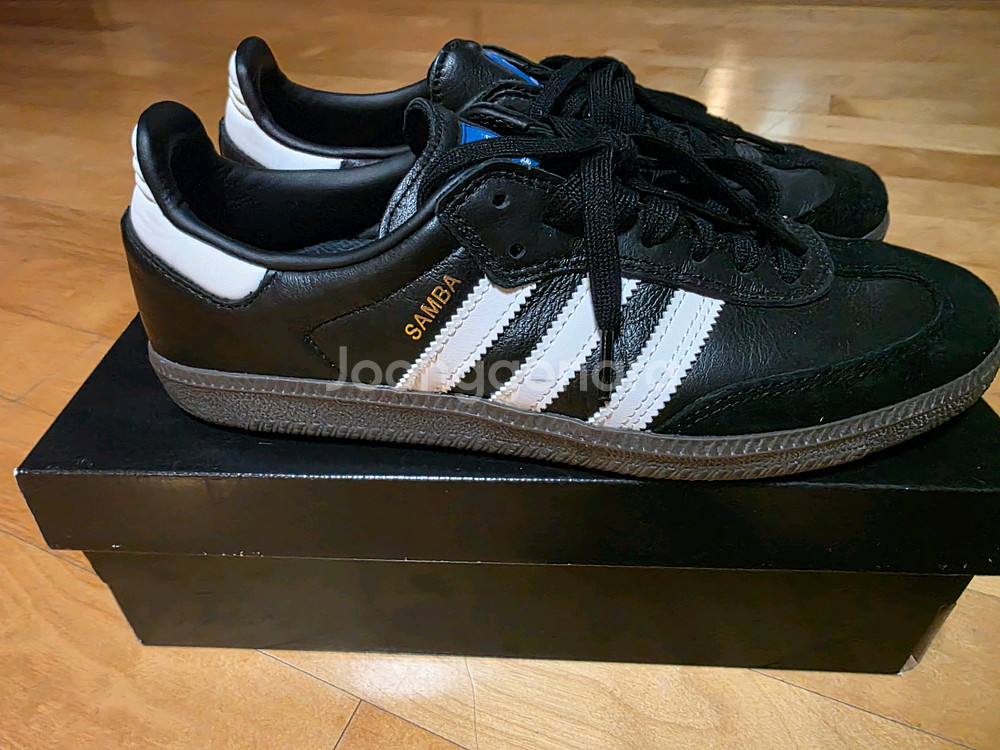 [단시간 1회 착용]아디다스 삼바 ADV 블랙 265--0