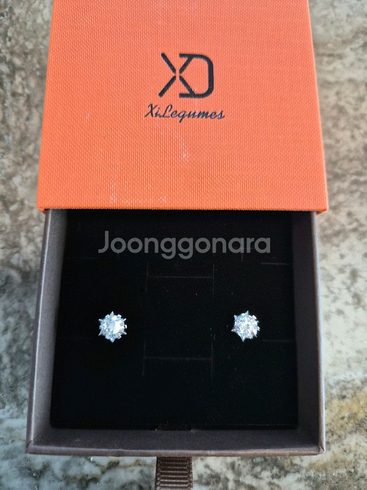 모이사나이트 다이아몬드 귀걸이--0