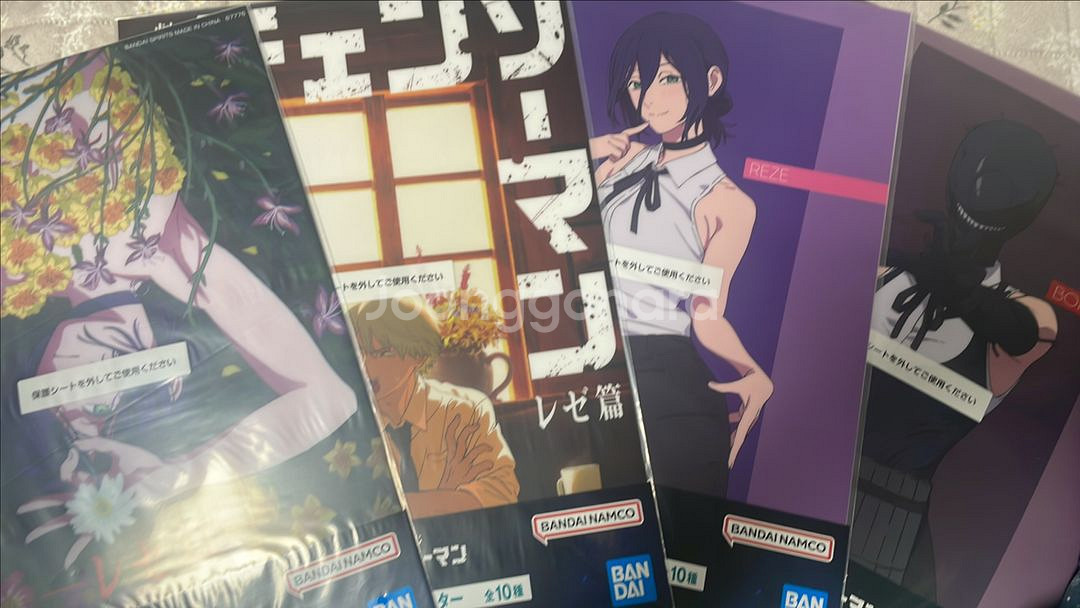 제일복권 체인소맨 레제편 H상 포스터 레제 세트--0