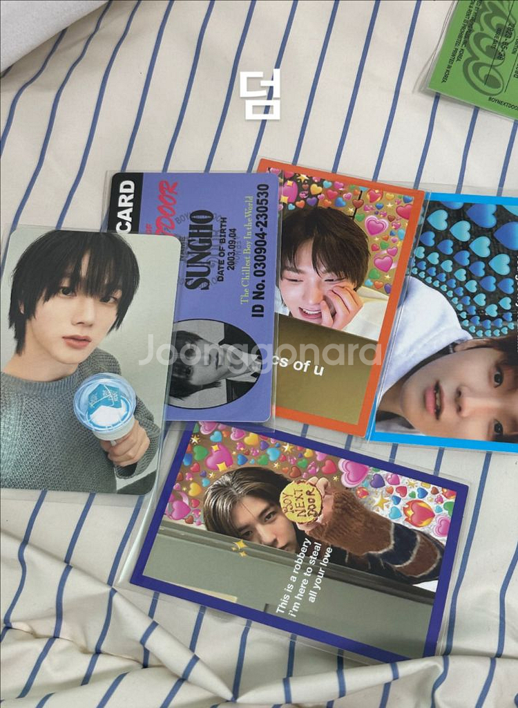 보넥도 보이넥스트도어 명재현 포카 일괄 양도--1