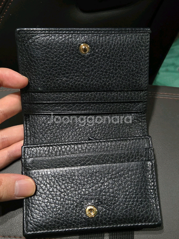 구찌 GG 마몬트 마몽 레더 카드 케이스--2