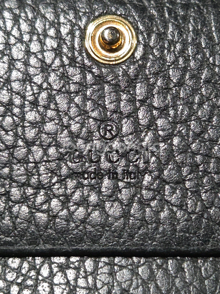 구찌 GG 마몬트 마몽 레더 카드 케이스--4