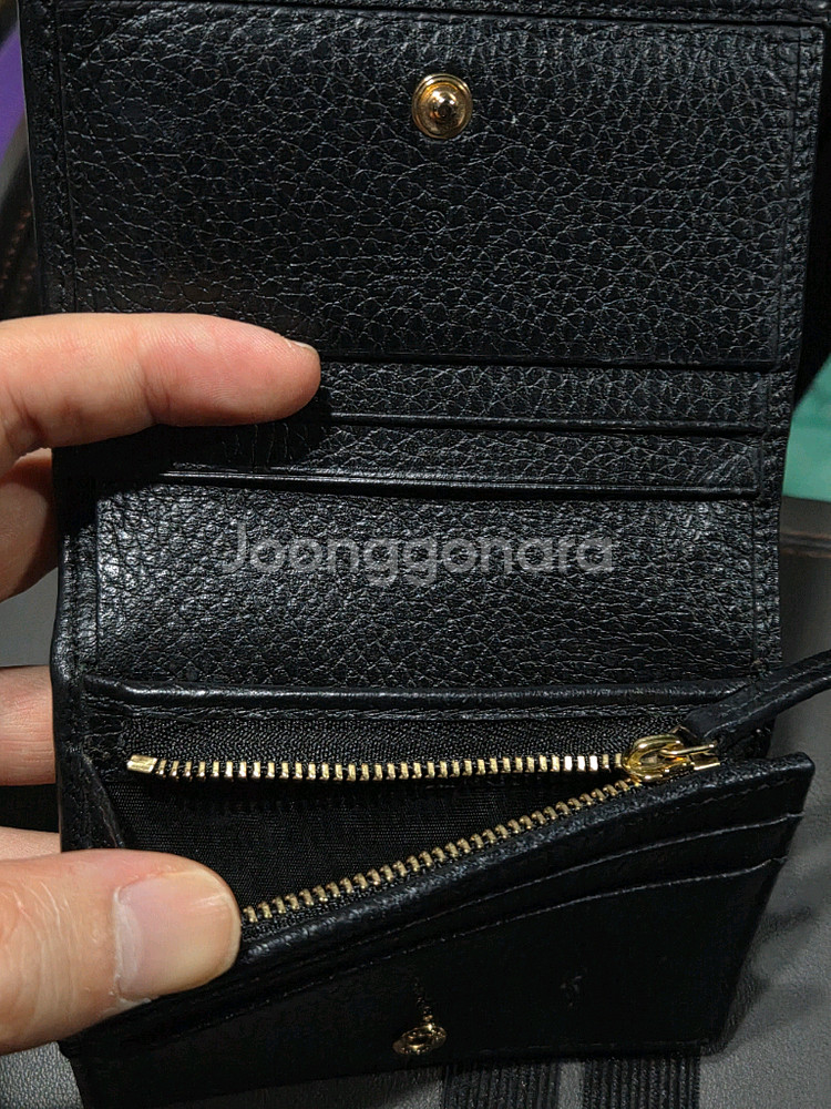 구찌 GG 마몬트 마몽 레더 카드 케이스--5