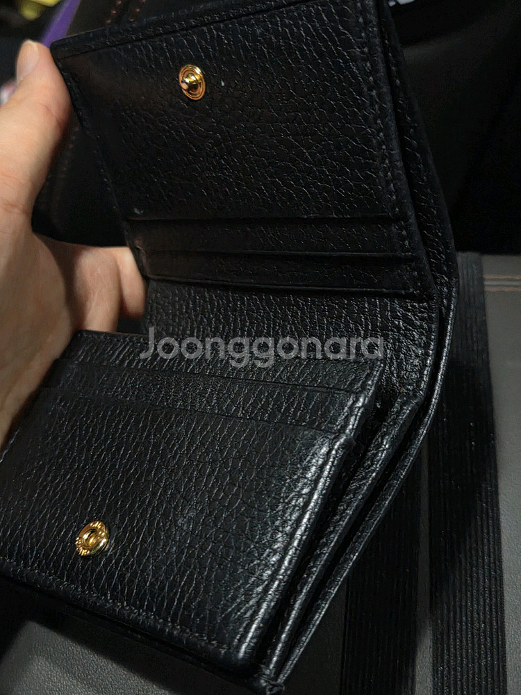 구찌 GG 마몬트 마몽 레더 카드 케이스--6