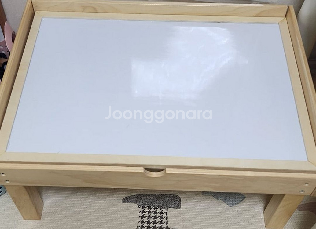 미개봉 자석 원목 유아책상--3