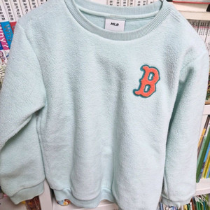 MLB 키즈 민트색 곰돌이 맨투맨140사이즈