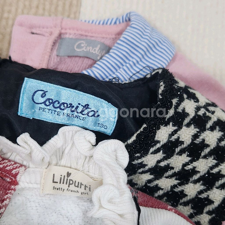 겨울 기모원피스 130 여아옷정리--1