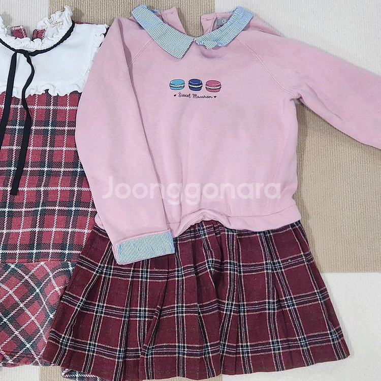 겨울 기모원피스 130 여아옷정리--3