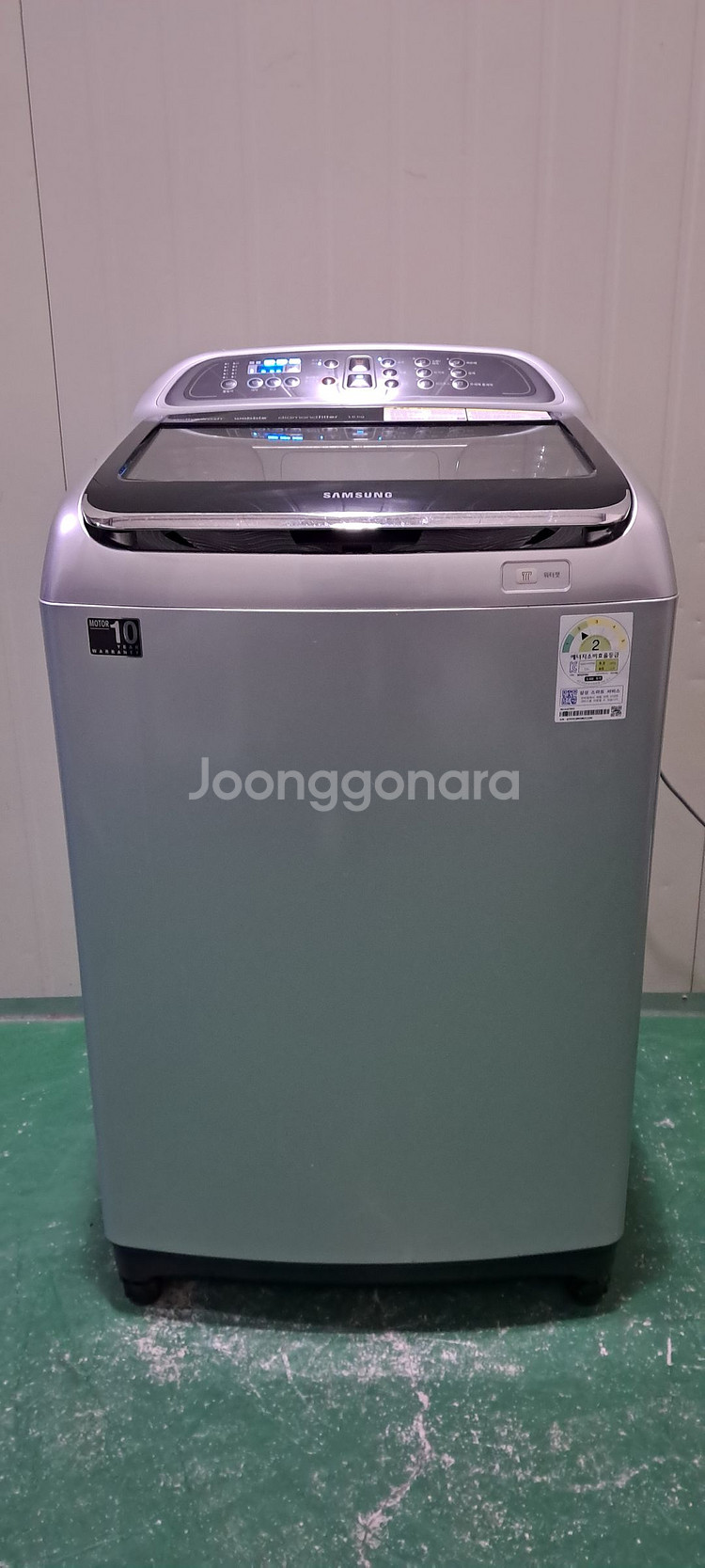 2716 삼성 16KG 통돌이세탁기(메탈실버)--0