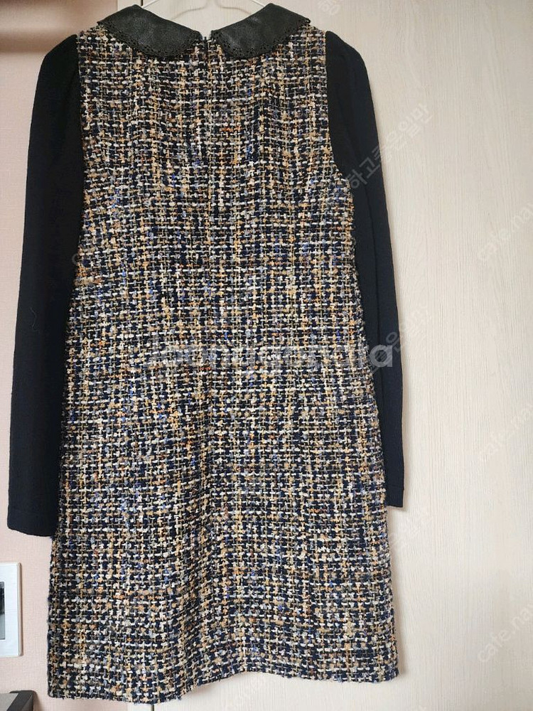 레니본(RENEEVON)트위드 니트 원피스.55사이즈--1