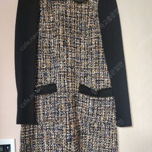 레니본(RENEEVON)트위드 니트 원피스.55사이즈