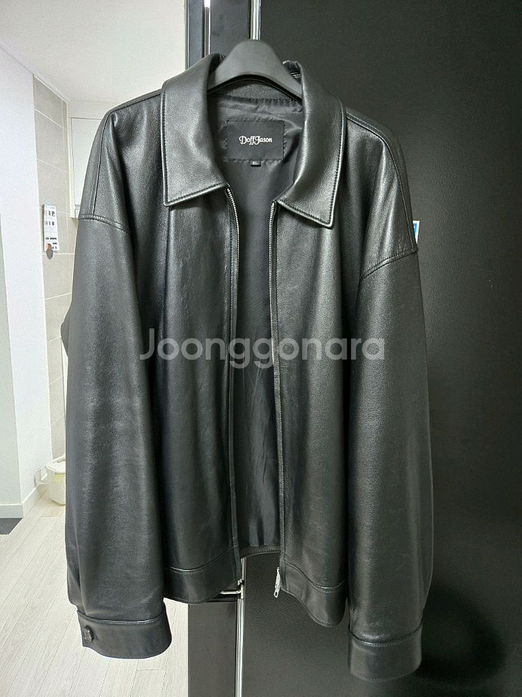 도프제이슨 오버핏 램스킨 자켓 XL--0