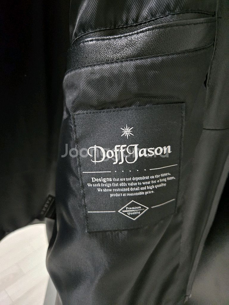 도프제이슨 오버핏 램스킨 자켓 XL--3