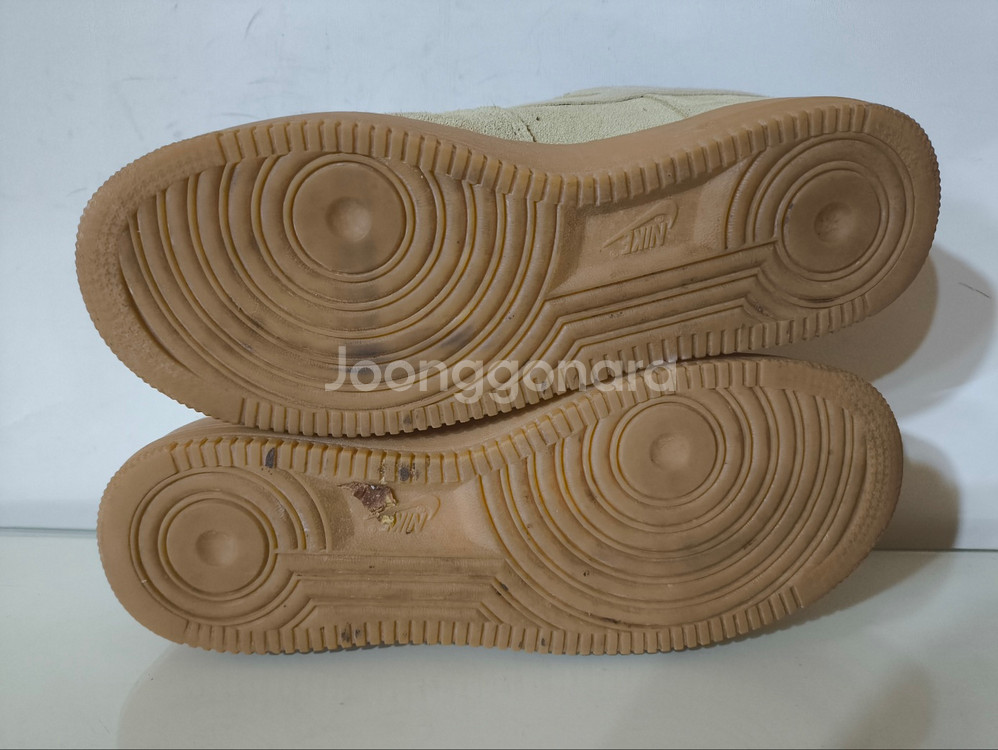 265mm 나이키 에어포스 스웨이드 머쉬룸 된장포스--8