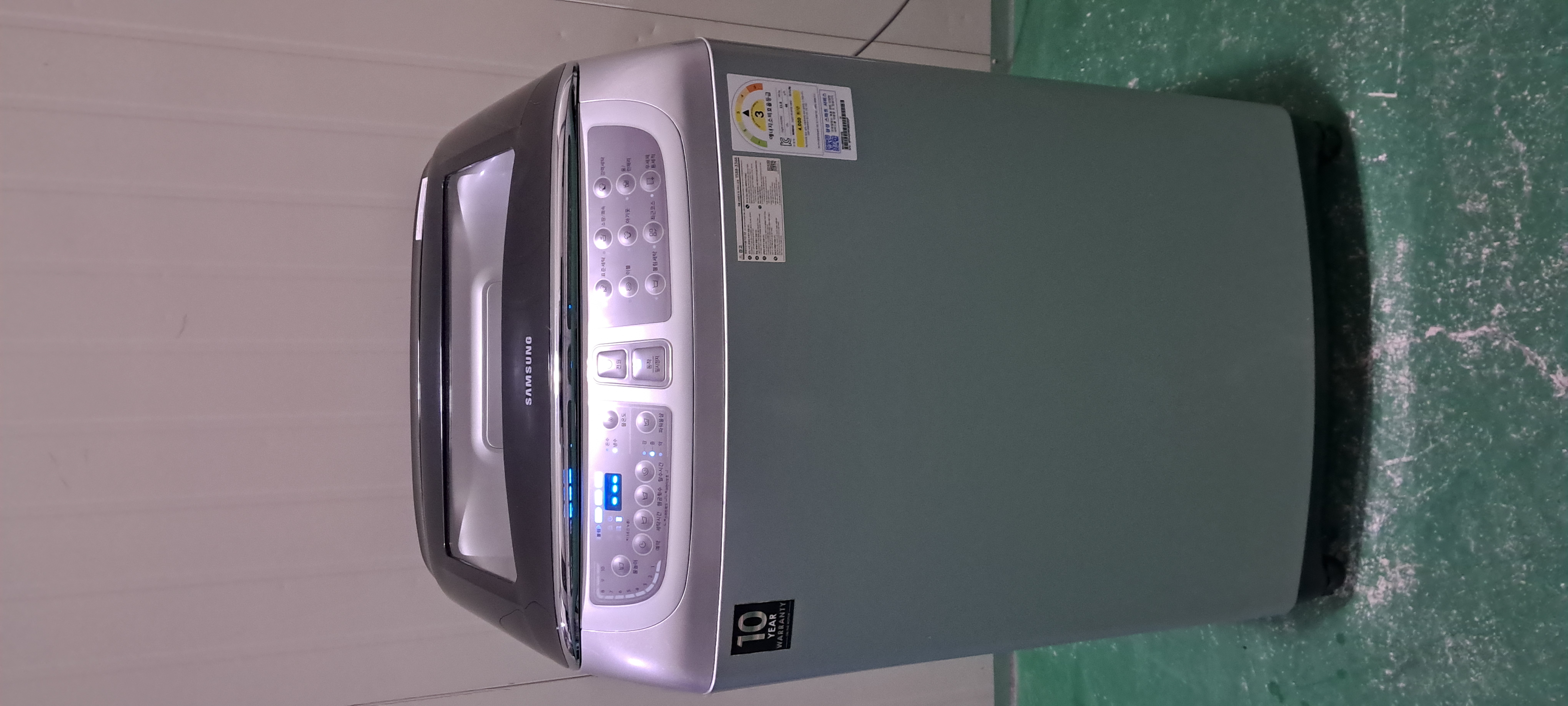 2717 삼성 16KG 통돌이세탁기(메탈실버)--0