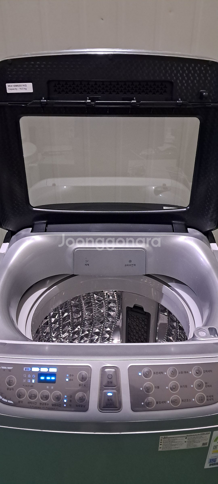 2717 삼성 16KG 통돌이세탁기(메탈실버)--5