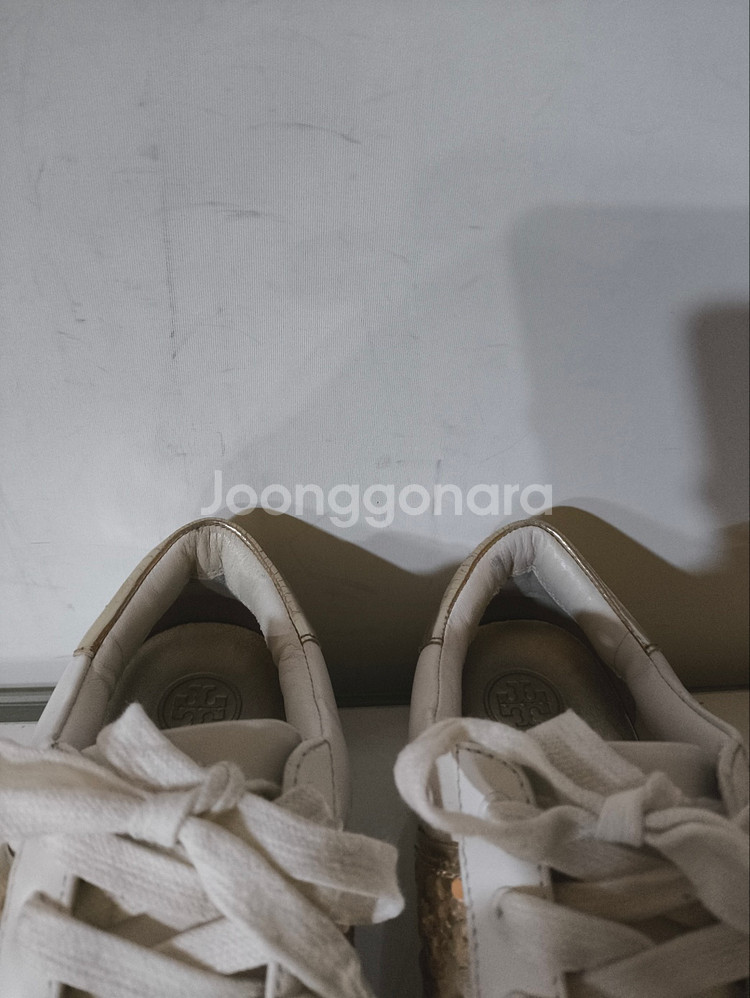 7.5 245mm 토리버치 스팽글 스니커즈--4