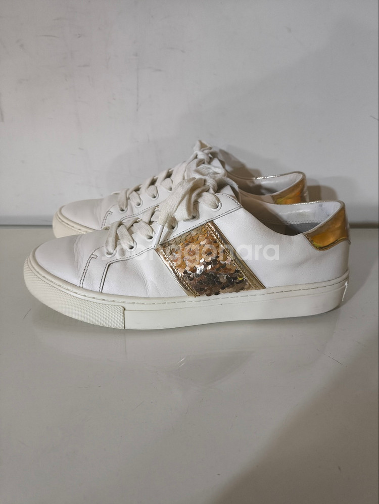 7.5 245mm 토리버치 스팽글 스니커즈--1