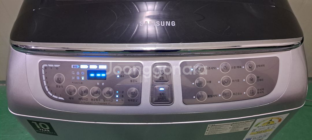 2717 삼성 16KG 통돌이세탁기(메탈실버)--9