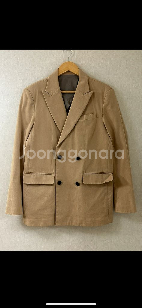 노앙 더블자켓 베이지 m--0