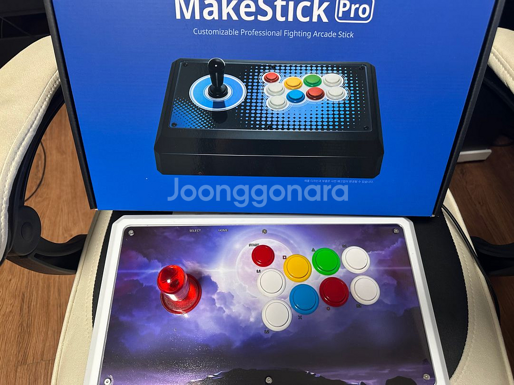 [PC] 메이크스틱 프로 아케이드 스틱+무릎레버네오--0