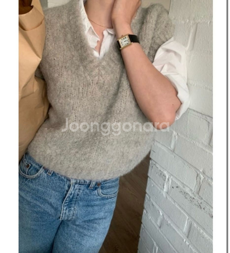 모네 클라우드 니트 베스트--0