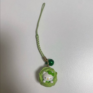 산리오 고전 양배추 키티 스트랩 키링