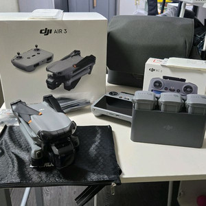 DJI 매빅 에어3 Air3 플라이모어콤보 + RC 2 (보증 2026년 11월)