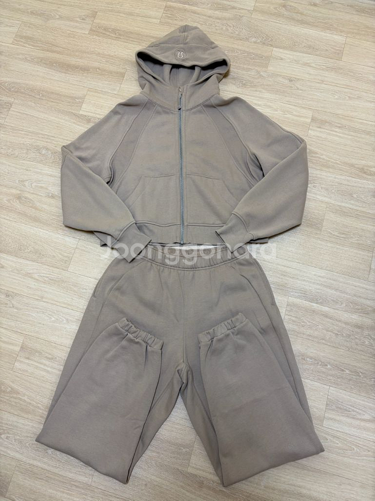 룰루레몬 스쿠바 오버사이즈드 풀집 후디, 조거 세트--0