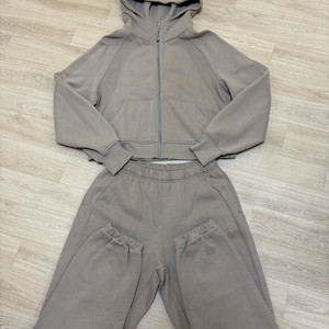 룰루레몬 스쿠바 오버사이즈드 풀집 후디, 조거 세트