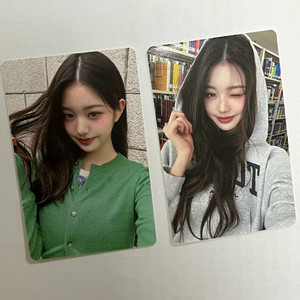 장원영 타미진스 포카 4장 일괄 판매