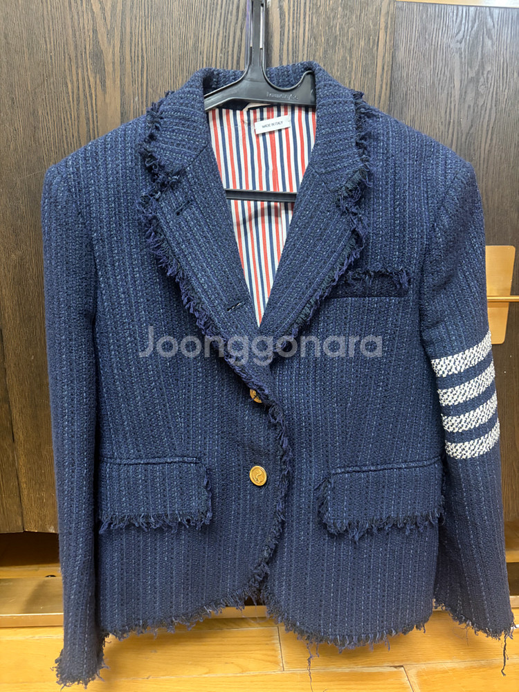 톰브라운 트위드 자켓--0