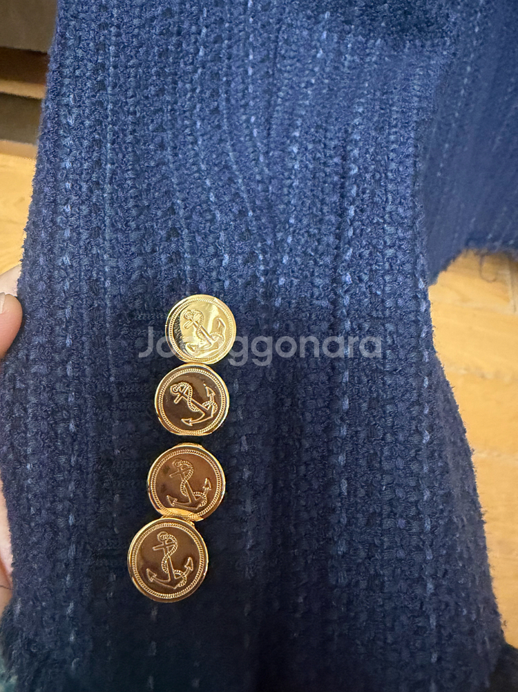 톰브라운 트위드 자켓--2