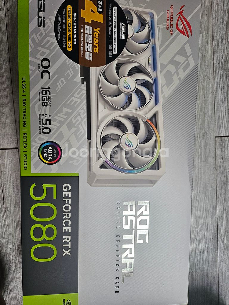 Asus rtx5080 rog 아스트랄 화이트 신품급--0