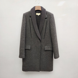 아떼 바네사브루노 athe 울 혼방 코트