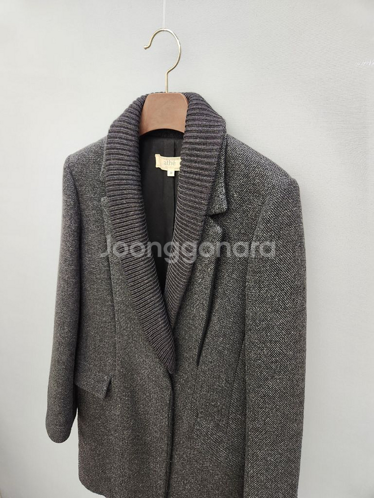 아떼 바네사브루노 athe 울 혼방 코트--2