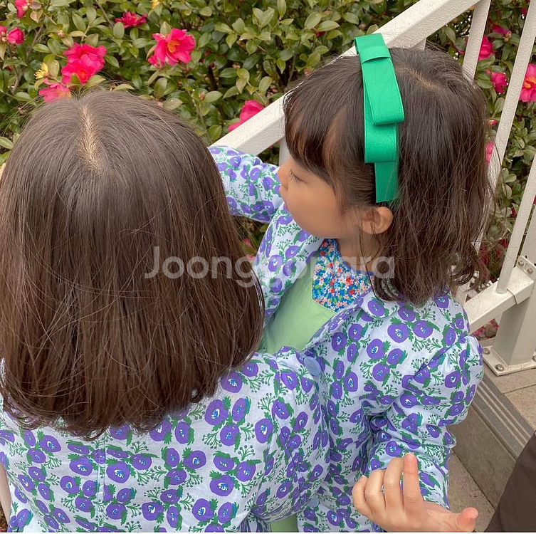 위드제이 플라워 솜누빔 자켓 L사이즈--5