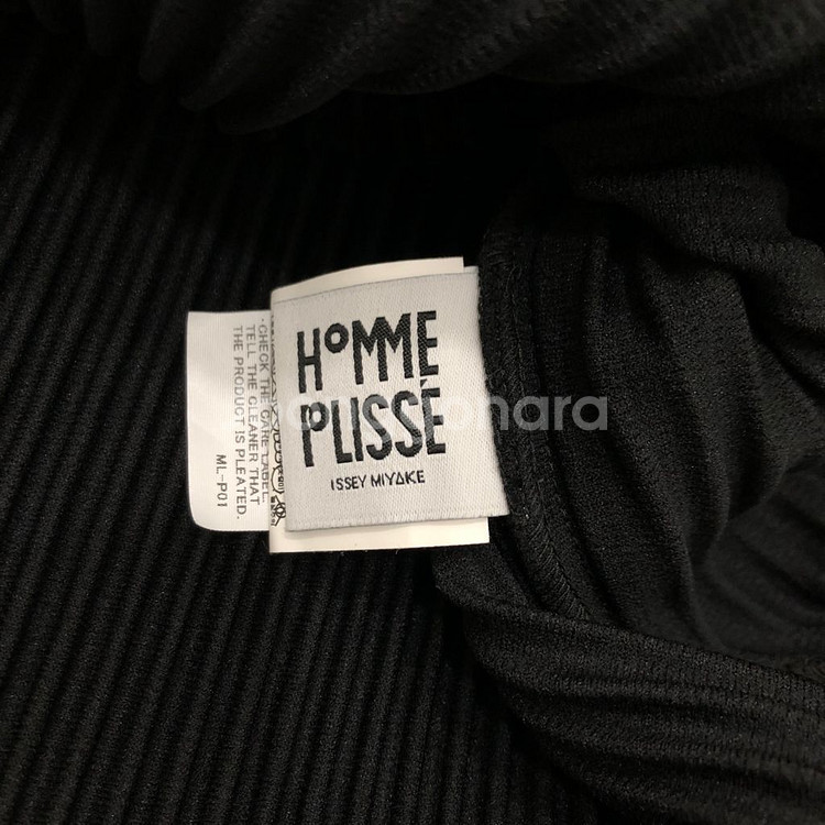 옴므플리세 이세이미야케 셔츠 자켓 블랙 2--1