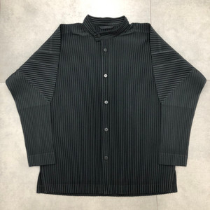 옴므플리세 이세이미야케 셔츠 자켓 블랙 2