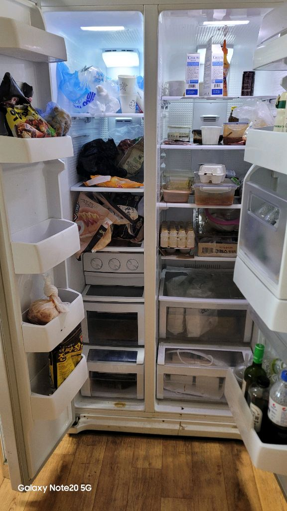 삼성 지펠 양문형 냉장고 669L--1